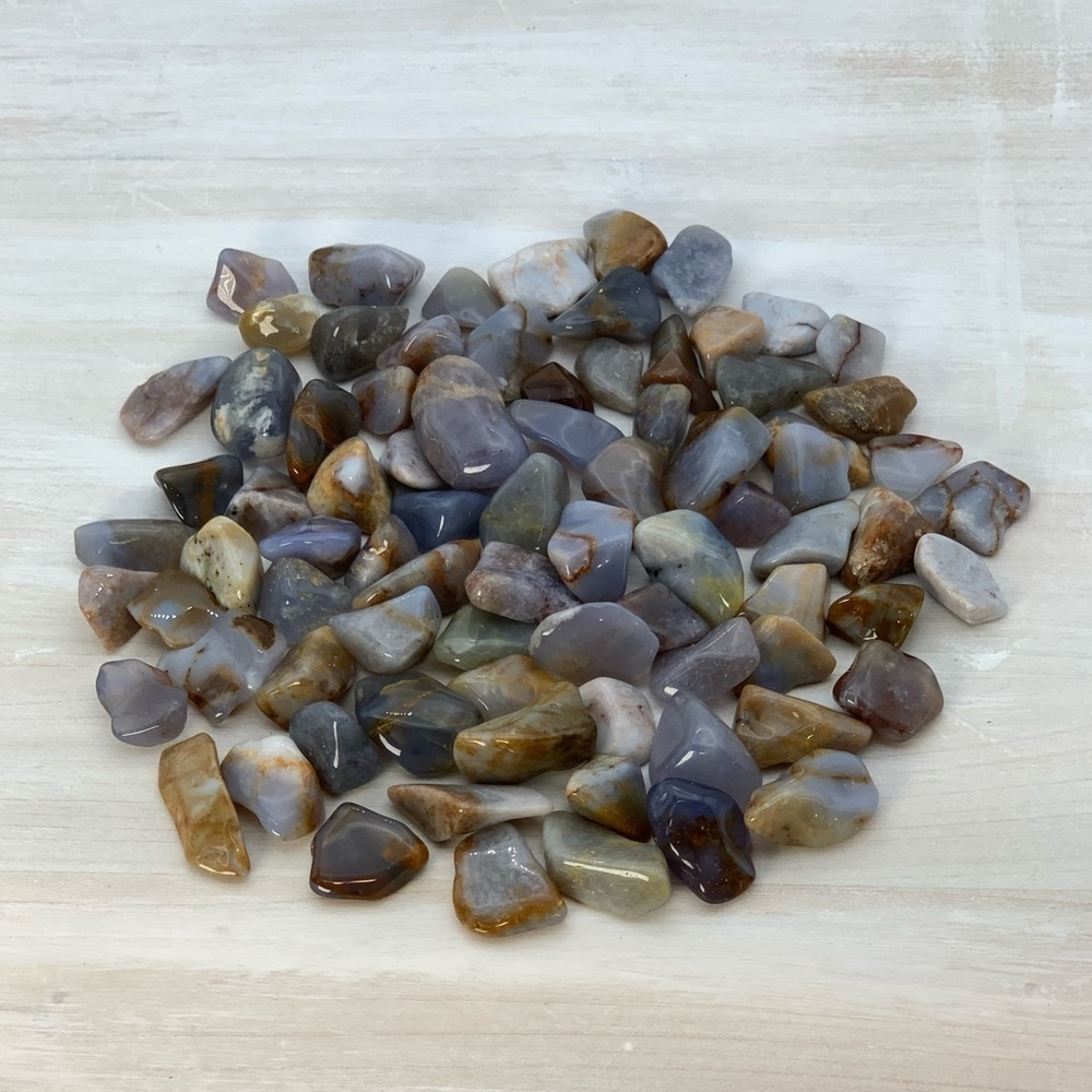 Blue Chalcedony Crystal - 8 Stones